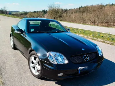 Gebraucht Mercedes SLK200 163 PS (119 kW) 2001 Schwarz Cabrio