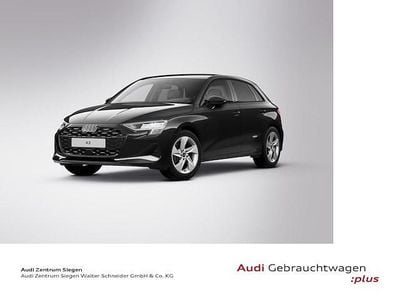 Mythosschwarz metallic Gebraucht 2025 Audi A3 Advanced Plus | 28.410 € (Superpreis)