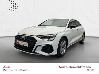Gebraucht Audi A3 Sportback e-tron S-Line 245 PS (180 kW) 2023 Gletscherweiß metallic Kleinwagen