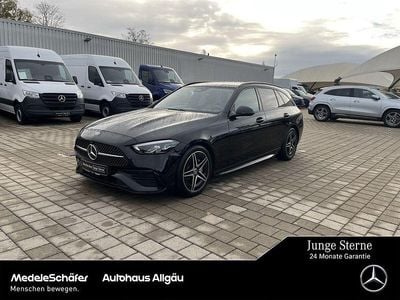 Schwarz Gebraucht 2023 Mercedes C180 AMG Limousine | 33.850 € (Fairer Preis)