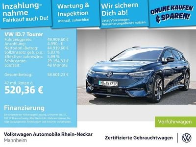 Gebraucht VW ID.7 Pro 210 kW (286 PS) 2025 Aquamarinblau metallic Kombi