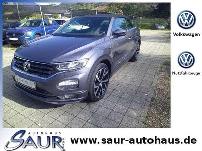Gebraucht VW T-Roc Cabriolet R-line 150 PS (110 kW) 2021 Rauchgrau metallic Cabrio