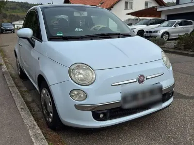 Gebraucht Fiat 500 69 PS (50 kW) 2009 Blau Cabrio