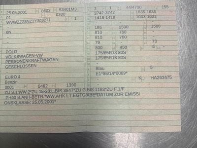 Gebraucht VW Polo 2001 Blau Kleinwagen