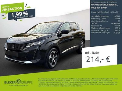 Usata Peugeot 3008 Allure 131 CV (96 kW) 2023 Nero SUV