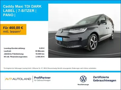 Gebraucht VW Caddy Maxi Dark Label 122 PS (89 kW) 2024 Van / Kleinbus