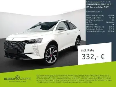 Gebraucht DS Automobiles DS7 Crossback Performance Line Plus 130 PS (95 kW) 2023 Weiss SUV