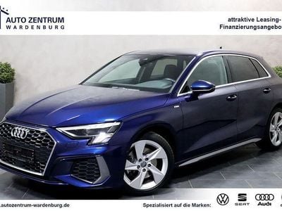Gebraucht Audi A3 Sportback S-Line 110 PS (80 kW) 2020 Blau Kleinwagen