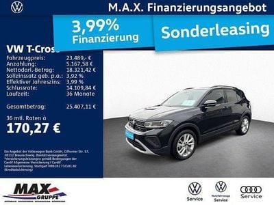 Gebraucht VW T-Cross Goal 116 PS (85 kW) 2025 Schwarz SUV