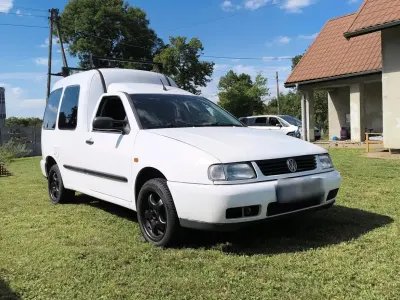 Gebraucht VW Caddy 90 PS (66 kW) 2001 Weiß Van / Kleinbus