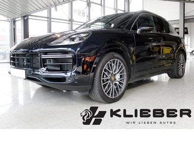 Gebraucht Porsche Cayenne Turbo 549 PS (403 kW) 2018 Moonlight blue perleffekt SUV