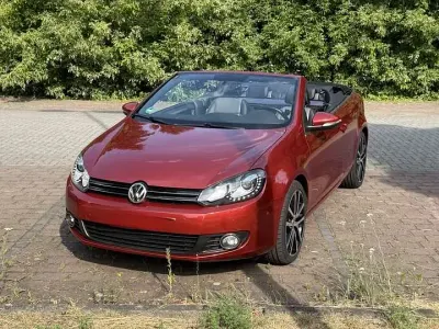 Gebraucht VW Golf Cabriolet Exclusive 160 PS (117 kW) 2015 Rot Cabrio