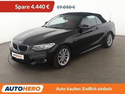 Gebraucht BMW 218 M Sport 136 PS (100 kW) 2015 Schwarz Cabrio