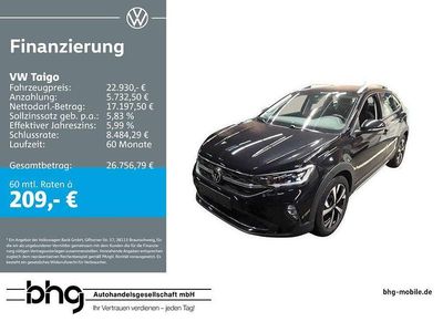 Gebraucht VW Taigo Style 116 PS (85 kW) 2025 Schwarz SUV