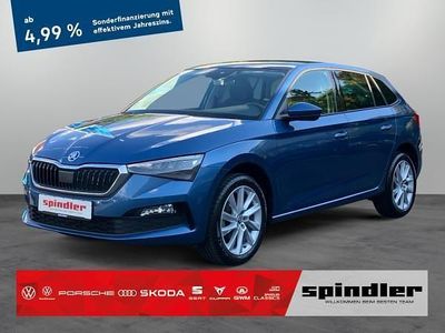 Blau (titanblau metallic) Gebraucht 2021 Skoda Scala Style Kleinwagen | 19.881 € (Etwas zu teuer)