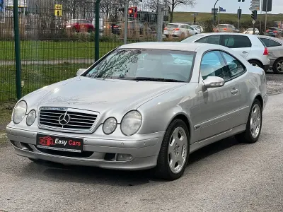Brugt Mercedes CLK200 136 HK (100 kW) 2000 Sølv Coupe