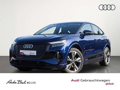 Gebraucht Audi Q4 e-tron S-Line 125 kW (170 PS) 2022 Navarrablau metallic SUV