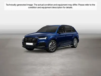 Gebraucht Audi Q7 Competition 340 PS (250 kW) 2023 Navarrablau metallic SUV