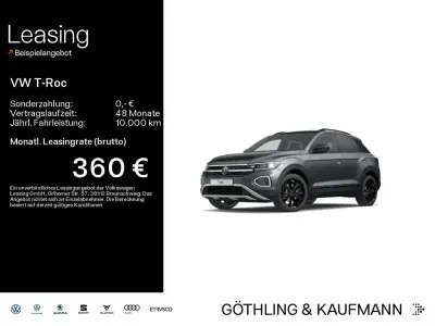 Gebraucht VW T-Roc Style 150 PS (110 kW) 2023 Indiumgrau SUV