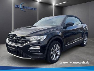 Gebraucht VW T-Roc Cabriolet Style 110 PS (80 kW) 2021 Schwarz Cabrio