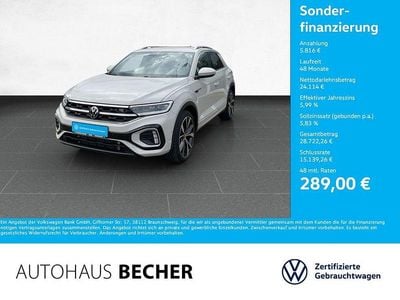 Begagnad VW T-Roc R-line 150 HK (110 kW) 2023 Grå SUV