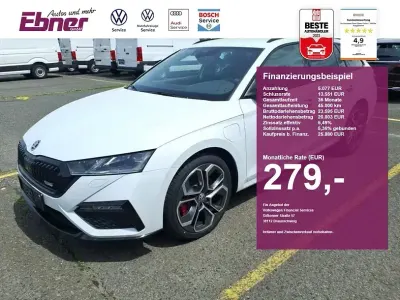 Gebraucht Skoda Octavia RS 245 PS (180 kW) 2021 Moonweiss (metallic) Kombi