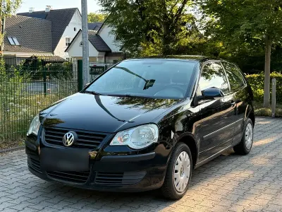 Gebraucht VW Polo Trendline 69 PS (50 kW) 2009 Schwarz Kleinwagen