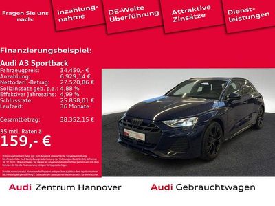 Gebraucht Audi A3 S-Line 150 PS (110 kW) 2024 Navarrablau metallic Limousine