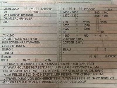 Gebraucht Mercedes C240 Elegance 170 PS (125 kW) 2002 Blau Limousine