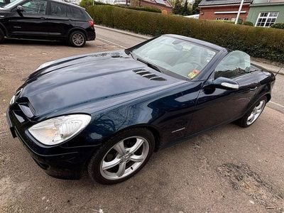 Usata Mercedes SLK200 163 CV (119 kW) 2006 Blu Cabrio