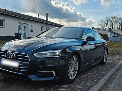 Usata Audi A5 Sportback Ambiente 252 CV (185 kW) 2017 Blu Utilitaria