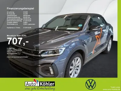 Brugt VW T-Roc Cabriolet R-line 150 HK (110 kW) 2025 Grå Cabriolet