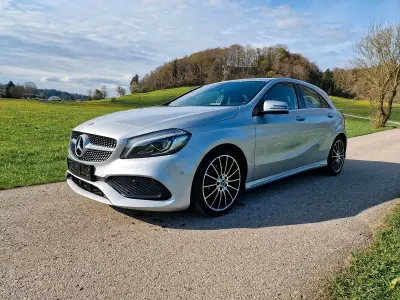 Gebraucht Mercedes A200 AMG line 156 PS (114 kW) 2018 Silber Limousine