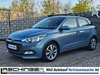 Usata Hyundai i20 Style 84 CV (61 kW) 2017 Blu Berlina