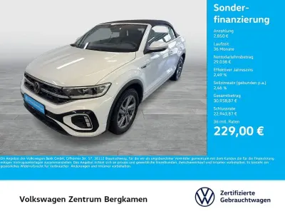 Brugt VW T-Roc Cabriolet R-line 150 HK (110 kW) 2025 Hvid Cabriolet