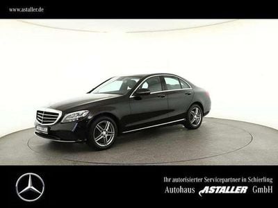 Gebraucht Mercedes C180 Avantgarde 156 PS (114 kW) 2019 Obsidianschwarz metallic (metallic) Limousine