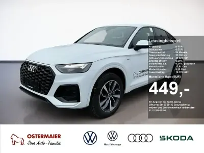Gebraucht Audi Q5 Sportback S-Line 204 PS (150 kW) 2023 Gletscherweiß metallic SUV