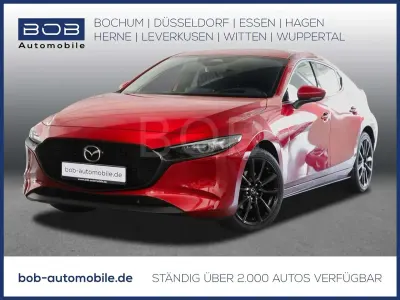 Gebraucht Mazda 3 Exclusive-Line 186 PS (136 kW) 2024 Soul red crystal (rot) (rot) Limousine