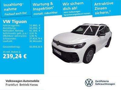 Oryxweiß perlmutteffekt/oryxwe Gebraucht 2025 VW Tiguan R-line SUV | 51.480 € (Etwas zu teuer)