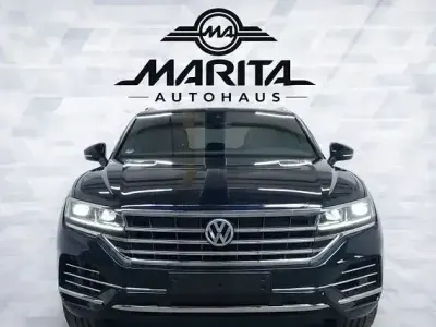 Second-hand VW Touareg Atmosphere 286 CP (210 kW) 2019 Albastru SUV