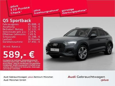Gebraucht Audi Q5 Sportback Ambiente 265 PS (194 kW) 2024 Manhattangrau metallic SUV