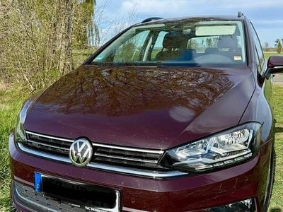 Usata VW Golf Sportsvan Comfortline 131 CV (96 kW) 2018 Rosso Monovolume