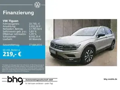 Gebraucht VW Tiguan Comfortline 150 PS (110 kW) 2020 Silber SUV