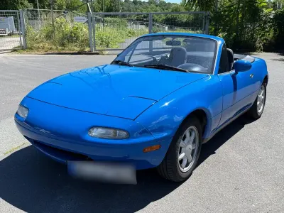 Gebraucht Mazda MX5 117 PS (86 kW) 1992 Blau Cabrio