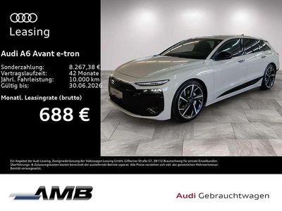 Neu Audi A6 e-tron S-Line 269 kW (367 PS) 2026 Siambeige metallic Kombi