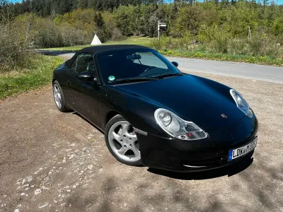 Gebraucht Porsche 911 Carrera 4 Cabriolet 300 PS (220 kW) 1999 Schwarz Cabrio