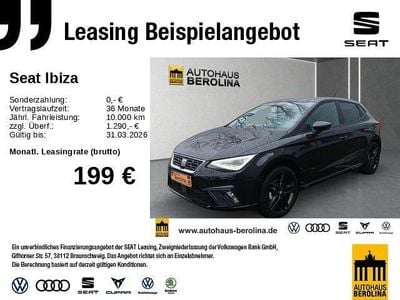 Neu Seat Ibiza Black Edition 116 PS (85 kW) 2025 Schwarz Limousine