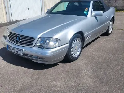 Gebraucht Mercedes SL320 231 PS (169 kW) 1995 Silber Cabrio