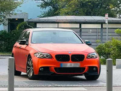 Gebraucht BMW 520 184 PS (135 kW) 2014 Orange Kombi