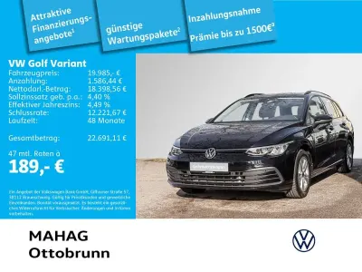 Gebraucht VW Golf VIII Life 116 PS (85 kW) 2023 Schwarz Kombi